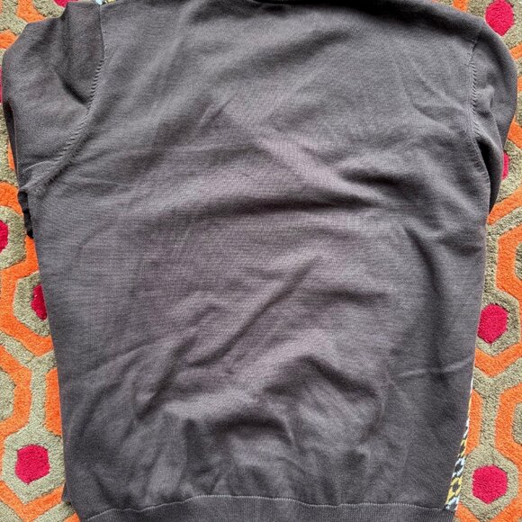 MAKE OFFER! Ben Sherman Sweater Pullover Houndstooth Dogtooth Men's size 3 Large - Picture 4 of 4